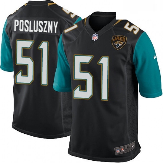Men Nike Jacksonville Jaguars 51 Paul Posluszny Game Black Alternate NFL Jersey Men Nike Jacksonville Jaguars 51 Paul Posluszny Game Black Alternate NFL Jersey