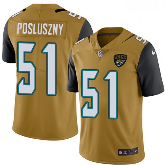 Men Nike Jacksonville Jaguars 51 Paul Posluszny Limited Gold Rush Vapor Untouchable NFL Jersey Men Nike Jacksonville Jaguars 51 Paul Posluszny Limited Gold Rush Vapor Untouchable NFL Jersey