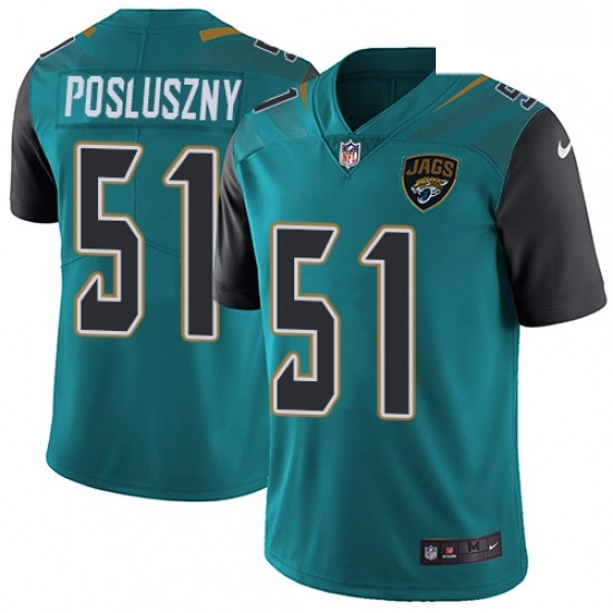 Men Nike Jacksonville Jaguars 51 Paul Posluszny Teal Green Team Color Vapor Untouchable Limited Player NFL Jersey Men Nike Jacksonville Jaguars 51 Paul Posluszny Teal Green Team Color Vapor Untouchable Limited Player NFL Jersey