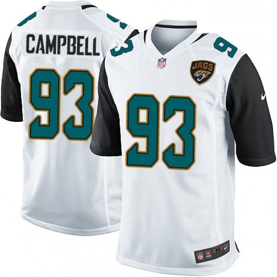 Men Nike Jacksonville Jaguars 93 Calais Campbell Game White NFL Jersey Men Nike Jacksonville Jaguars 93 Calais Campbell Game White NFL Jersey