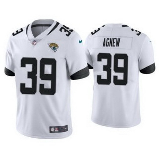 Men White Jacksonville Jaguars 39 Jamal Agnew 2021 Vapor Untouchable Limited Stitched Jersey Men White Jacksonville Jaguars 39 Jamal Agnew 2021 Vapor Untouchable Limited Stitched Jersey