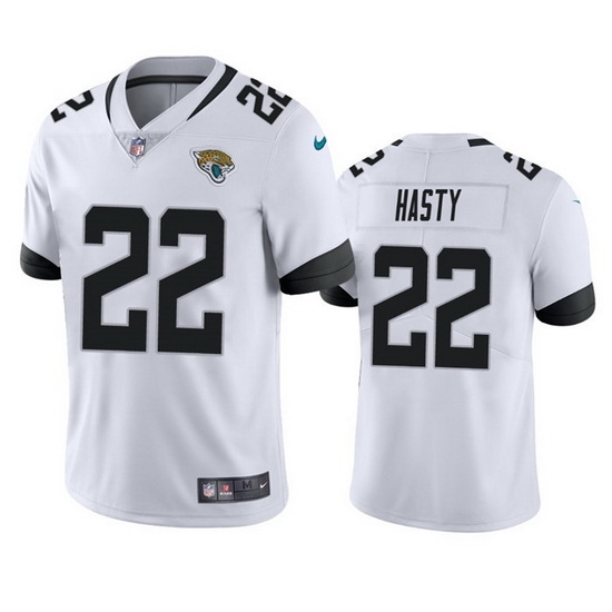 Men's Jacksonville Jaguars #22 JaMycal Hasty White Vapor Untouchable Limited Stitched Jersey Men's Jacksonville Jaguars #22 JaMycal Hasty White Vapor Untouchable Limited Stitched Jersey