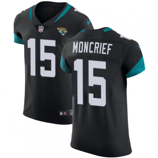 Nike Elite Men Donte Moncrief Black Home Jersey NFL #15 Jacksonville Jaguars Vapor Untouchable Nike Elite Men Donte Moncrief Black Home Jersey NFL #15 Jacksonville Jaguars Vapor Untouchable