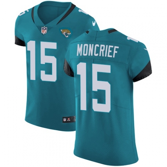 Nike Elite Men Donte Moncrief Teal Green Alternate Jersey NFL #15 Jacksonville Jaguars Vapor Nike Elite Men Donte Moncrief Teal Green Alternate Jersey NFL #15 Jacksonville Jaguars Vapor