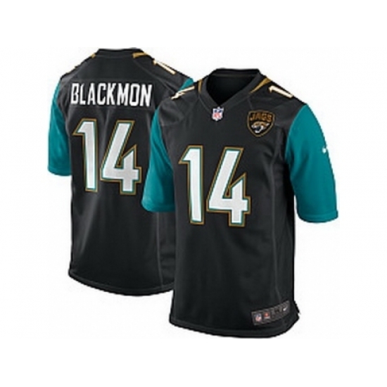 Nike Jacksonville Jaguars 14 Justin Blackmon Black Game NFL Jersey Nike Jacksonville Jaguars 14 Justin Blackmon Black Game NFL Jersey