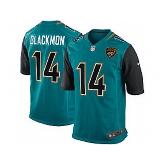 Nike Jacksonville Jaguars 14 Justin Blackmon Green Game New NFL Jersey Nike Jacksonville Jaguars 14 Justin Blackmon Green Game New NFL Jersey
