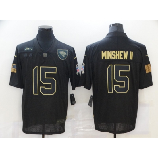 Nike Jacksonville Jaguars 15 Gardner Minshew II Black 2020 Salute To Service Limited Jersey Nike Jacksonville Jaguars 15 Gardner Minshew II Black 2020 Salute To Service Limited Jersey