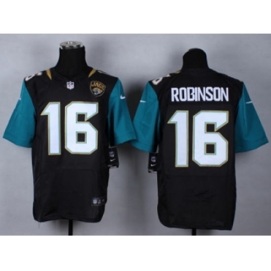Nike Jacksonville Jaguars 16 Denard Robinson black Elite NFL Jersey Nike Jacksonville Jaguars 16 Denard Robinson black Elite NFL Jersey
