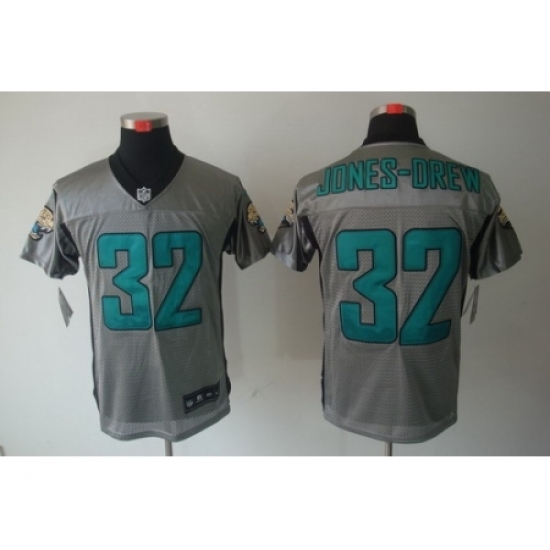 Nike Jacksonville Jaguars 32 Maurice Jones-Drew Grey Elite Shadow NFL Jersey Nike Jacksonville Jaguars 32 Maurice Jones-Drew Grey Elite Shadow NFL Jersey