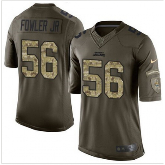 Nike Jacksonville Jaguars #56 Dante Fowler Jr Green Men 27s Stitched NFL Limited Salute to Service Jersey Nike Jacksonville Jaguars #56 Dante Fowler Jr Green Men 27s Stitched NFL Limited Salute to Service Jersey
