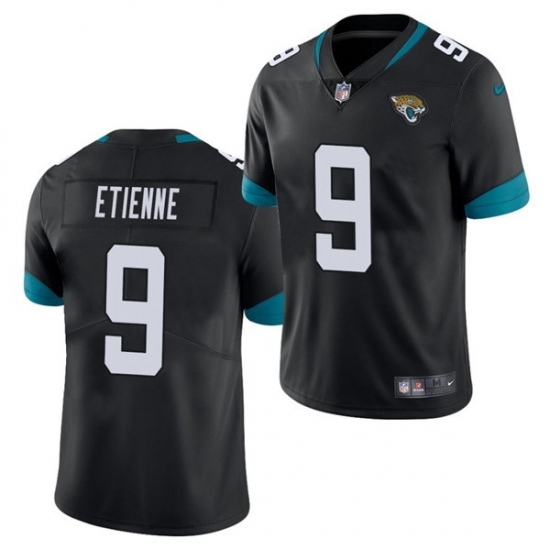 Nike Jacksonville Jaguars 9 Travis Etienne Black 2021 Draft Vapor Limited Jersey Nike Jacksonville Jaguars 9 Travis Etienne Black 2021 Draft Vapor Limited Jersey