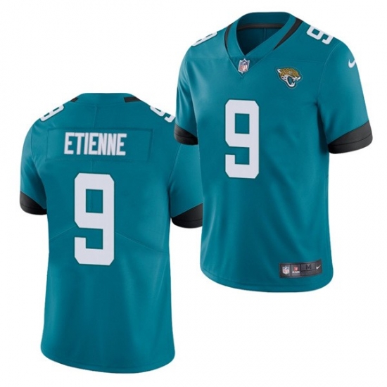 Nike Jacksonville Jaguars 9 Travis Etienne Teal 2021 Draft Vapor Limited Jersey Nike Jacksonville Jaguars 9 Travis Etienne Teal 2021 Draft Vapor Limited Jersey