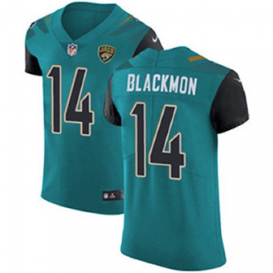 Nike Jaguars #14 Justin Blackmon Teal Green Team Color Mens Stitched NFL Vapor Untouchable Elite Jersey Nike Jaguars #14 Justin Blackmon Teal Green Team Color Mens Stitched NFL Vapor Untouchable Elite Jersey
