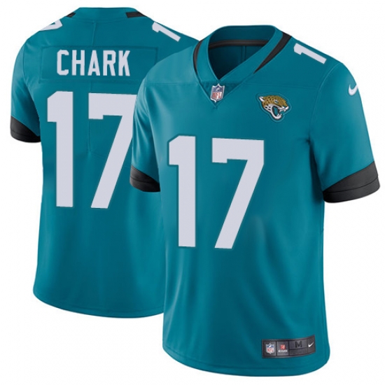 Nike Jaguars #17 DJ Chark Teal Green Alternate Men Stitched NFL Vapor Untouchable Limited Jersey Nike Jaguars #17 DJ Chark Teal Green Alternate Men Stitched NFL Vapor Untouchable Limited Jersey