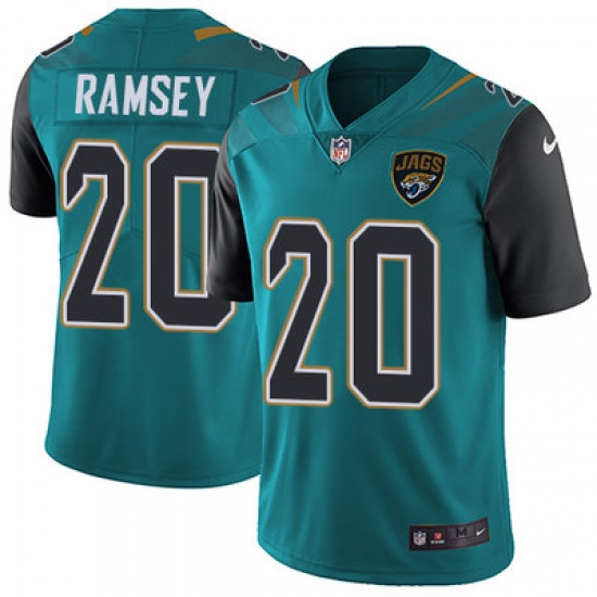 Nike Jaguars #20 Jalen Ramsey Teal Green Team Color Mens Stitched NFL Vapor Untouchable Limited Jersey Nike Jaguars #20 Jalen Ramsey Teal Green Team Color Mens Stitched NFL Vapor Untouchable Limited Jersey