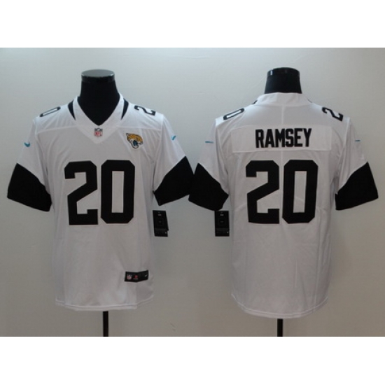 Nike Jaguars #20 Jalen Ramsey White New 2018 Vapor Untouchable Limited Jersey Nike Jaguars #20 Jalen Ramsey White New 2018 Vapor Untouchable Limited Jersey