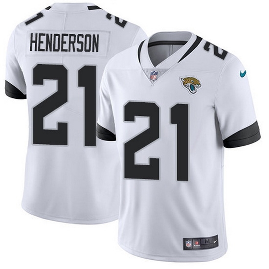 Nike Jaguars 21 C J Henderson White Men Stitched NFL Vapor Untouchable Limited Jersey Nike Jaguars 21 C J Henderson White Men Stitched NFL Vapor Untouchable Limited Jersey