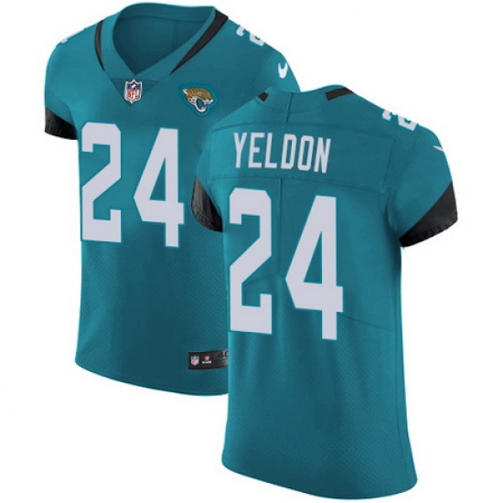 Nike Jaguars #24 T J Yeldon Teal Green Team Color Mens Stitched NFL Vapor Untouchable Elite Jersey Nike Jaguars #24 T J Yeldon Teal Green Team Color Mens Stitched NFL Vapor Untouchable Elite Jersey