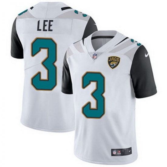 Nike Jaguars #3 Tanner Lee White Mens Stitched NFL Vapor Untouchable Limited Jersey Nike Jaguars #3 Tanner Lee White Mens Stitched NFL Vapor Untouchable Limited Jersey