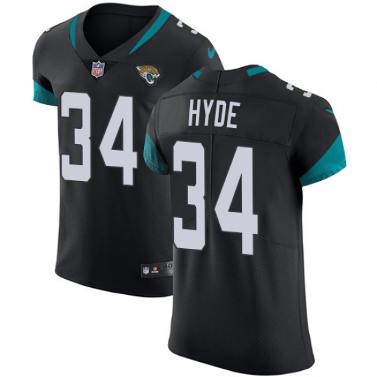 Nike Jaguars #34 Carlos Hyde Black Team Color Men Stitched NFL Vapor Untouchable Elite Jersey Nike Jaguars #34 Carlos Hyde Black Team Color Men Stitched NFL Vapor Untouchable Elite Jersey