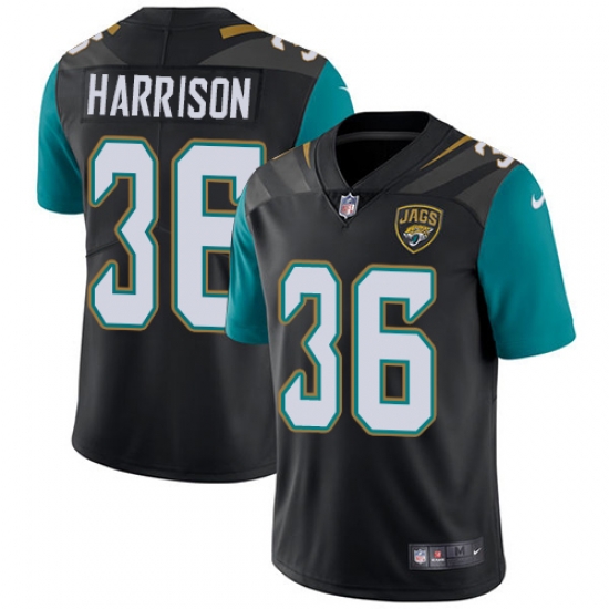 Nike Jaguars #36 Ronnie Harrison Black Team Color Men Stitched NFL Vapor Untouchable Limited Jersey Nike Jaguars #36 Ronnie Harrison Black Team Color Men Stitched NFL Vapor Untouchable Limited Jersey