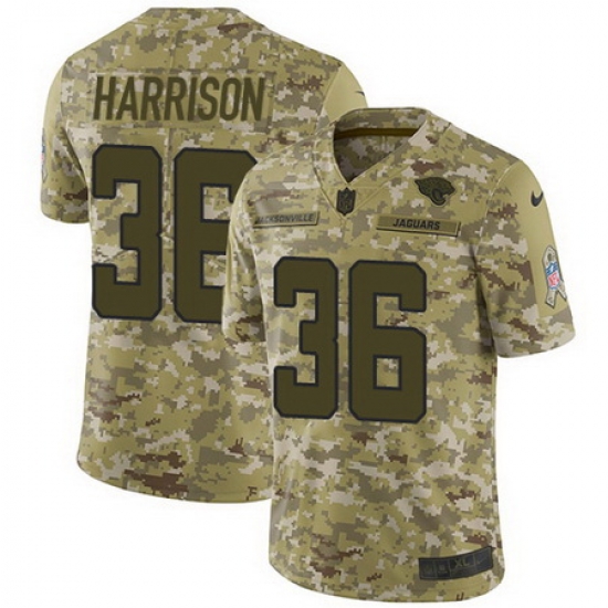 Nike Jaguars #36 Ronnie Harrison Camo Mens Stitched NFL Limited 2018 Salute To Service Jersey Nike Jaguars #36 Ronnie Harrison Camo Mens Stitched NFL Limited 2018 Salute To Service Jersey