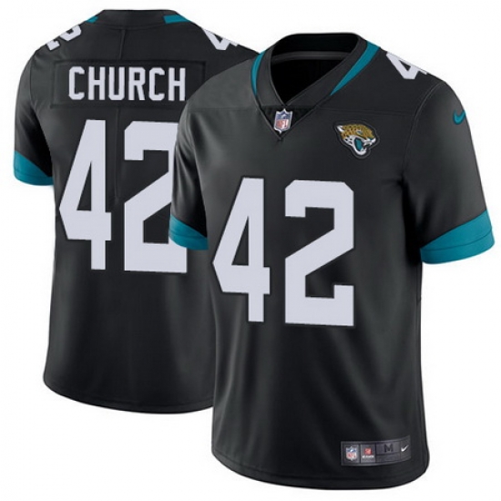 Nike Jaguars #42 Barry Church Black Alternate Mens Stitched NFL Vapor Untouchable Limited Jersey Nike Jaguars #42 Barry Church Black Alternate Mens Stitched NFL Vapor Untouchable Limited Jersey