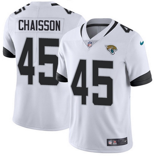 Nike Jaguars 45 K 27Lavon Chaisson White Men Stitched NFL Vapor Untouchable Limited Jersey Nike Jaguars 45 K 27Lavon Chaisson White Men Stitched NFL Vapor Untouchable Limited Jersey