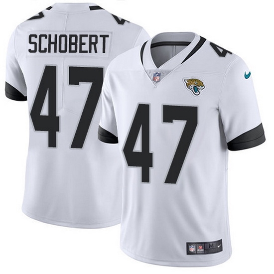 Nike Jaguars 47 Joe Schobert White Men Stitched NFL Vapor Untouchable Limited Jersey Nike Jaguars 47 Joe Schobert White Men Stitched NFL Vapor Untouchable Limited Jersey