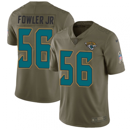 Nike Jaguars #56 Dante Fowler Jr Olive Mens Stitched NFL Limited 2017 Salute to Service Jersey Nike Jaguars #56 Dante Fowler Jr Olive Mens Stitched NFL Limited 2017 Salute to Service Jersey