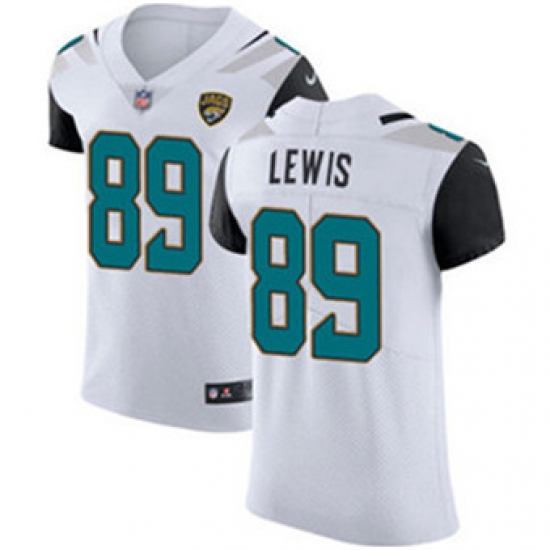 Nike Jaguars #89 Marcedes Lewis White Mens Stitched NFL Vapor Untouchable Elite Jersey Nike Jaguars #89 Marcedes Lewis White Mens Stitched NFL Vapor Untouchable Elite Jersey