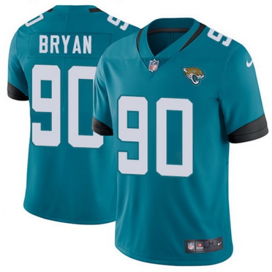 Nike Jaguars #90 Taven Bryan Teal Green Team Color Mens Stitched NFL Vapor Untouchable Limited Jersey Nike Jaguars #90 Taven Bryan Teal Green Team Color Mens Stitched NFL Vapor Untouchable Limited Jersey