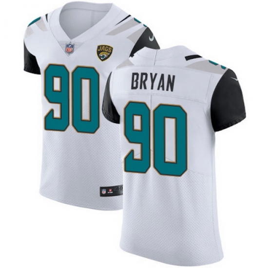 Nike Jaguars #90 Taven Bryan White Mens Stitched NFL Vapor Untouchable Elite Jersey Nike Jaguars #90 Taven Bryan White Mens Stitched NFL Vapor Untouchable Elite Jersey