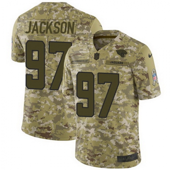 Nike Jaguars #97 Malik Jackson Camo Mens Stitched NFL Limited 2018 Salute To Service Jersey Nike Jaguars #97 Malik Jackson Camo Mens Stitched NFL Limited 2018 Salute To Service Jersey