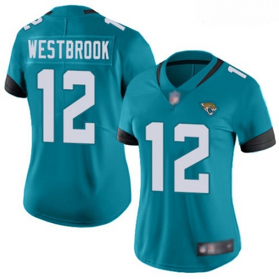 Jaguars #12 Dede Westbrook Teal Green Alternate Women Stitched Football Vapor Untouchable Limited Jersey Jaguars #12 Dede Westbrook Teal Green Alternate Women Stitched Football Vapor Untouchable Limited Jersey