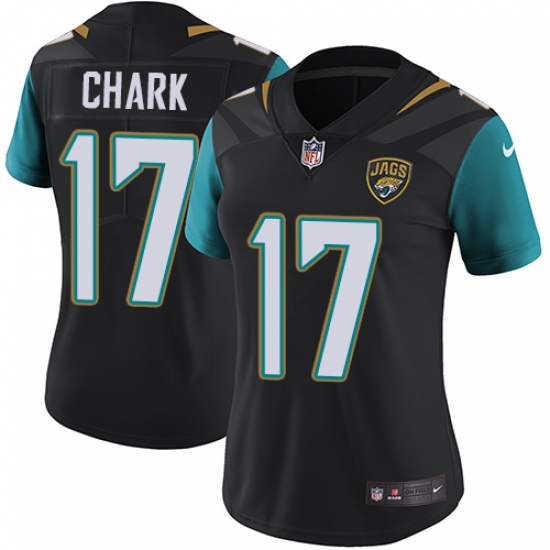 Nike Jaguars #17 DJ Chark Black Alternate Womens Stitched NFL Vapor Untouchable Limited Jersey Nike Jaguars #17 DJ Chark Black Alternate Womens Stitched NFL Vapor Untouchable Limited Jersey