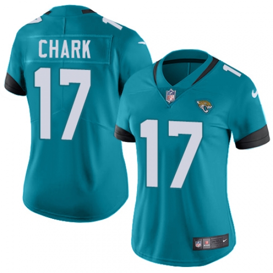 Nike Jaguars #17 DJ Chark Teal Green Team Color Womens Stitched NFL Vapor Untouchable Limited Jersey Nike Jaguars #17 DJ Chark Teal Green Team Color Womens Stitched NFL Vapor Untouchable Limited Jersey