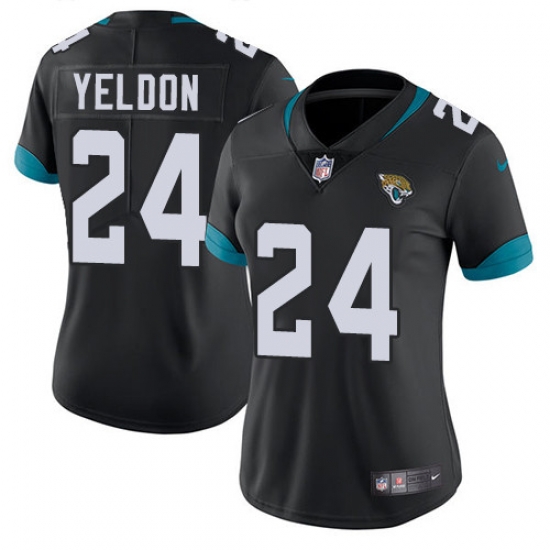 Nike Jaguars #24 T J Yeldon Black Team Color Women Stitched NFL Jersey Nike Jaguars #24 T J Yeldon Black Team Color Women Stitched NFL Jersey