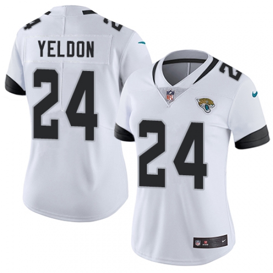 Nike Jaguars #24 T J Yeldon White Womens Stitched NFL Vapor Untouchable Limited Jersey Nike Jaguars #24 T J Yeldon White Womens Stitched NFL Vapor Untouchable Limited Jersey