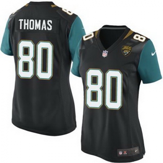 Nike Jaguars #80 Julius Thomas Black Alternate Womens Stitched NFL Elite Jersey Nike Jaguars #80 Julius Thomas Black Alternate Womens Stitched NFL Elite Jersey