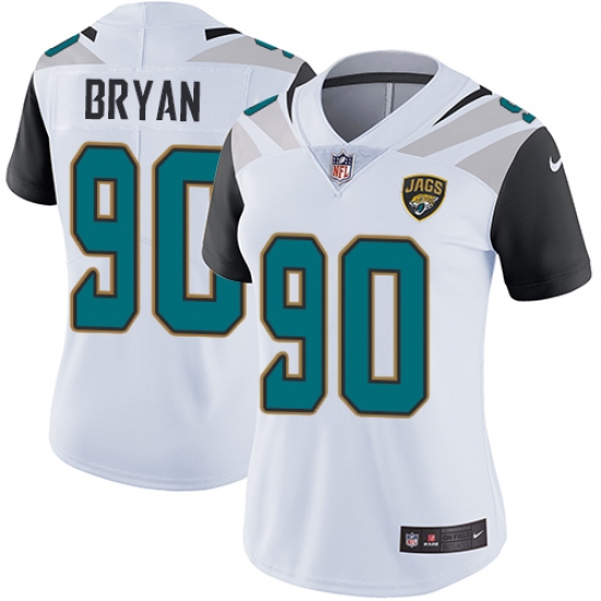 Nike Jaguars #90 Taven Bryan White Womens Stitched NFL Vapor Untouchable Limited Jersey Nike Jaguars #90 Taven Bryan White Womens Stitched NFL Vapor Untouchable Limited Jersey