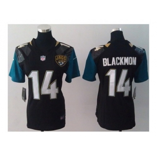 Nike Women Jacksonville Jaguars #14 Justin Blackmon Black Jerseys(NEW) Nike Women Jacksonville Jaguars #14 Justin Blackmon Black Jerseys(NEW)