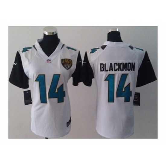 Nike Women Jacksonville Jaguars #14 Justin Blackmon white Jerseys(NEW) Nike Women Jacksonville Jaguars #14 Justin Blackmon white Jerseys(NEW)