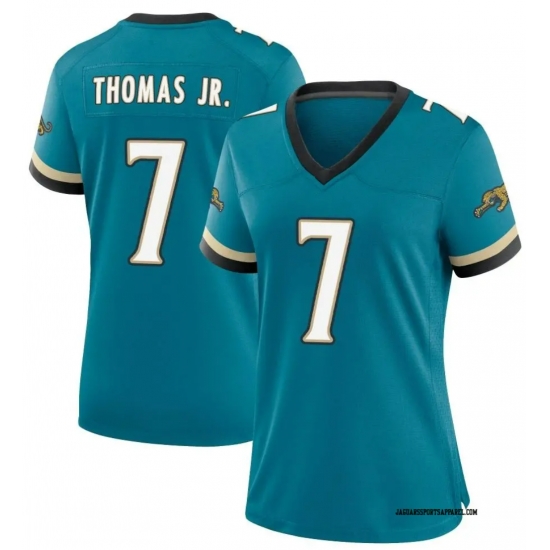 Women Jacksonville Jaguars 7 Brian Thomas Jr Teal 2024 Vapor Untouchable Limited Stitched Jersey Women Jacksonville Jaguars 7 Brian Thomas Jr Teal 2024 Vapor Untouchable Limited Stitched Jersey