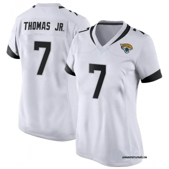 Women Jacksonville Jaguars 7 Brian Thomas Jr White 2024 Draft F U S E Vapor Untouchable Limited Stitched Jersey Women Jacksonville Jaguars 7 Brian Thomas Jr White 2024 Draft F U S E Vapor Untouchable Limited Stitched Jersey