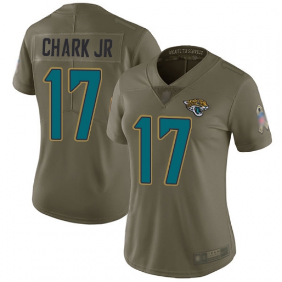 Women Jaguars 17 DJ Chark Jr Olive Stitched Football Limited 2017 Salute to Service Jersey Women Jaguars 17 DJ Chark Jr Olive Stitched Football Limited 2017 Salute to Service Jersey