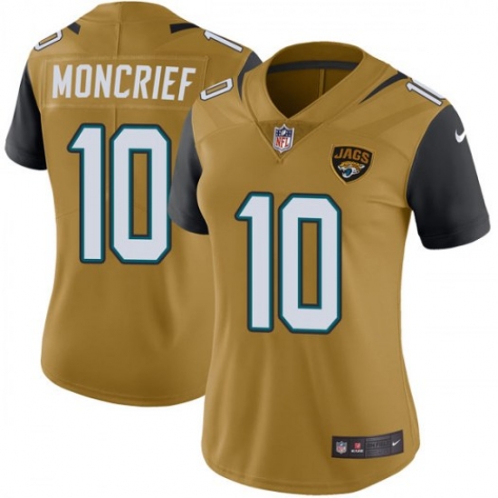Women Nike Donte Moncrief Jacksonville Jaguars Limited Gold Color Rush Vapor Untouchable Jersey Women Nike Donte Moncrief Jacksonville Jaguars Limited Gold Color Rush Vapor Untouchable Jersey