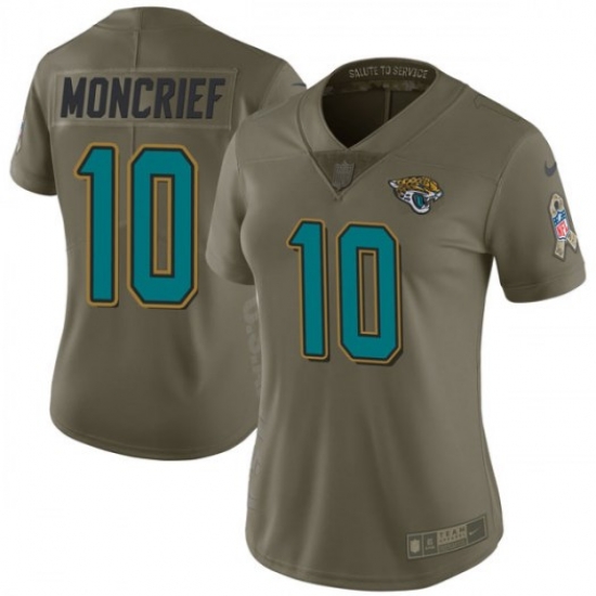 Women Nike Donte Moncrief Jacksonville Jaguars Limited Green 2017 Salute to Service Jersey Women Nike Donte Moncrief Jacksonville Jaguars Limited Green 2017 Salute to Service Jersey