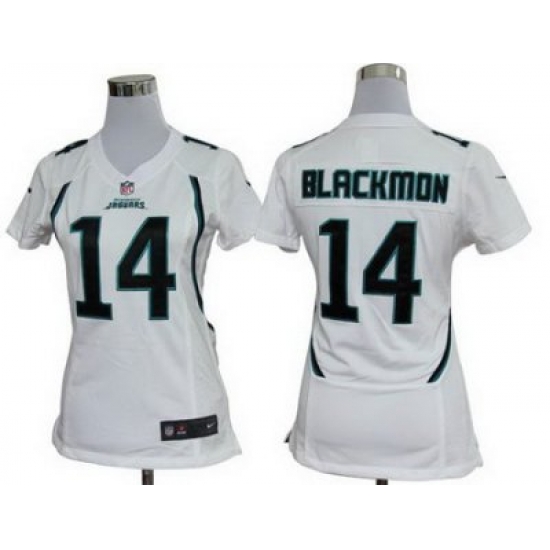 Women Nike Jacksonville Jaguars 14# Justin Blackmon White Nike NFL Jerseys Women Nike Jacksonville Jaguars 14# Justin Blackmon White Nike NFL Jerseys