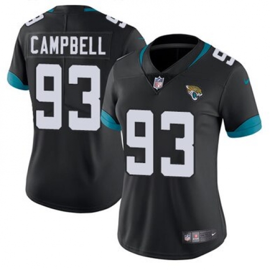 Women Nike Jacksonville Jaguars 93 Calais Campbell Black Alternate Vapor Untouchable Limited Player NFL Jersey Women Nike Jacksonville Jaguars 93 Calais Campbell Black Alternate Vapor Untouchable Limited Player NFL Jersey